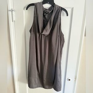 Lane Bryant Charcoal Cowl Neck Dress/Tunic plus size 22/24